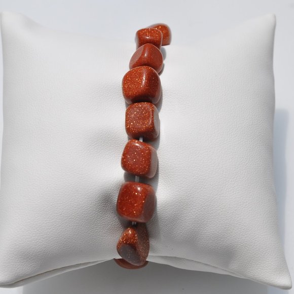 4 Pak / Hematite, Clear Quartz, & Tigers Eye Chunky Stretch Bracelets - Picture 5 of 5